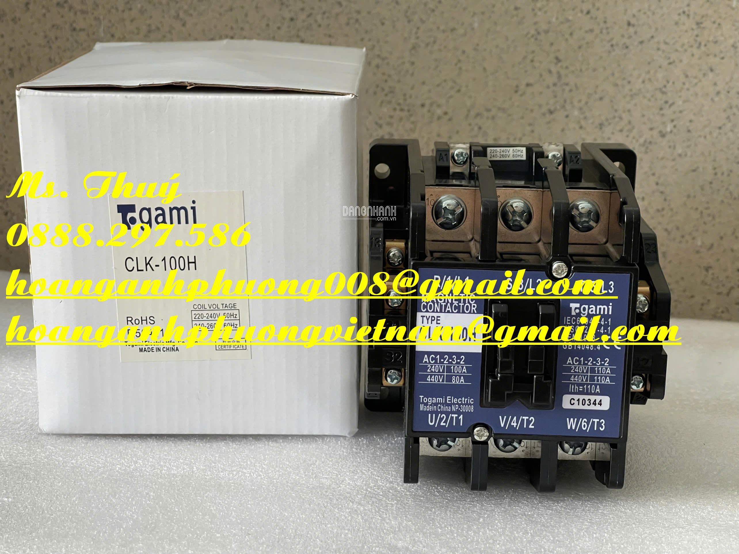 Contactor Togami CLK-100H - Nhập số lượng lớn, giá ưu đãi