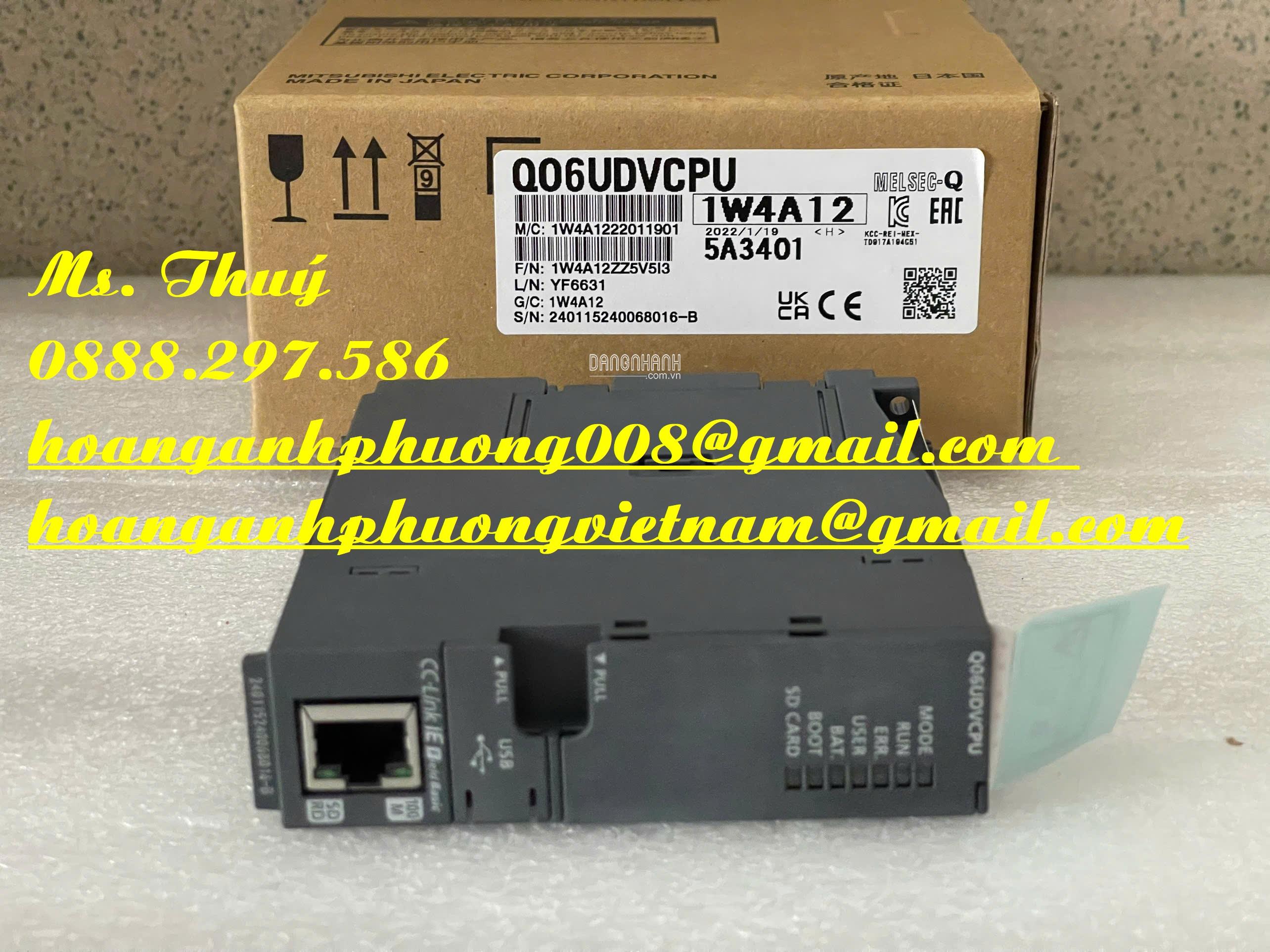 New moudule Mitsubishi Q06UDVCPU - BH 12 tháng chính hãng