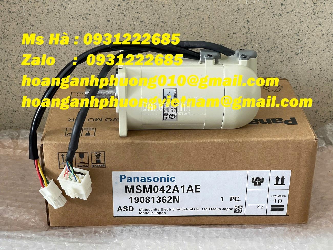 Mô tơ công suất 400W MSM042A1AE panasonic giá siêu rẻ 