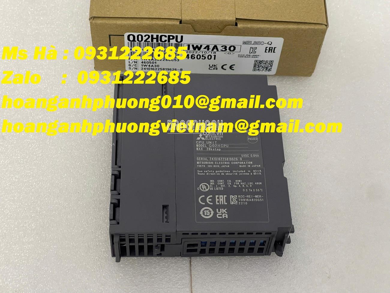 Nhà cung cấp dòng Mitsubishi Q02HCPU nhập - giao nhanh chóng 