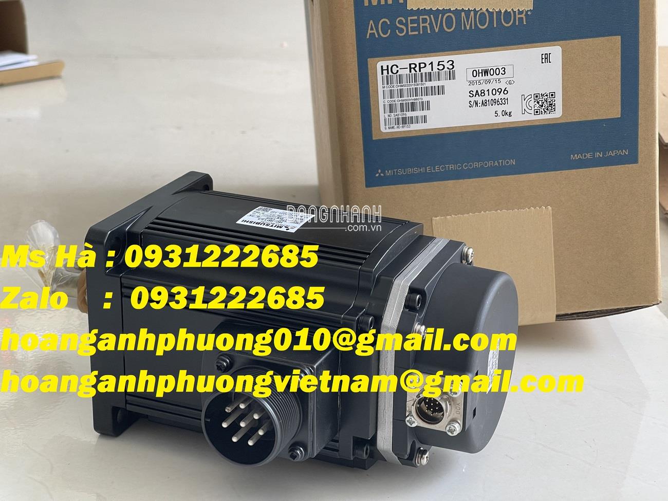 Động cơ HC-RP153 mitsubishi xuất xứ Nhật - chính hãng 