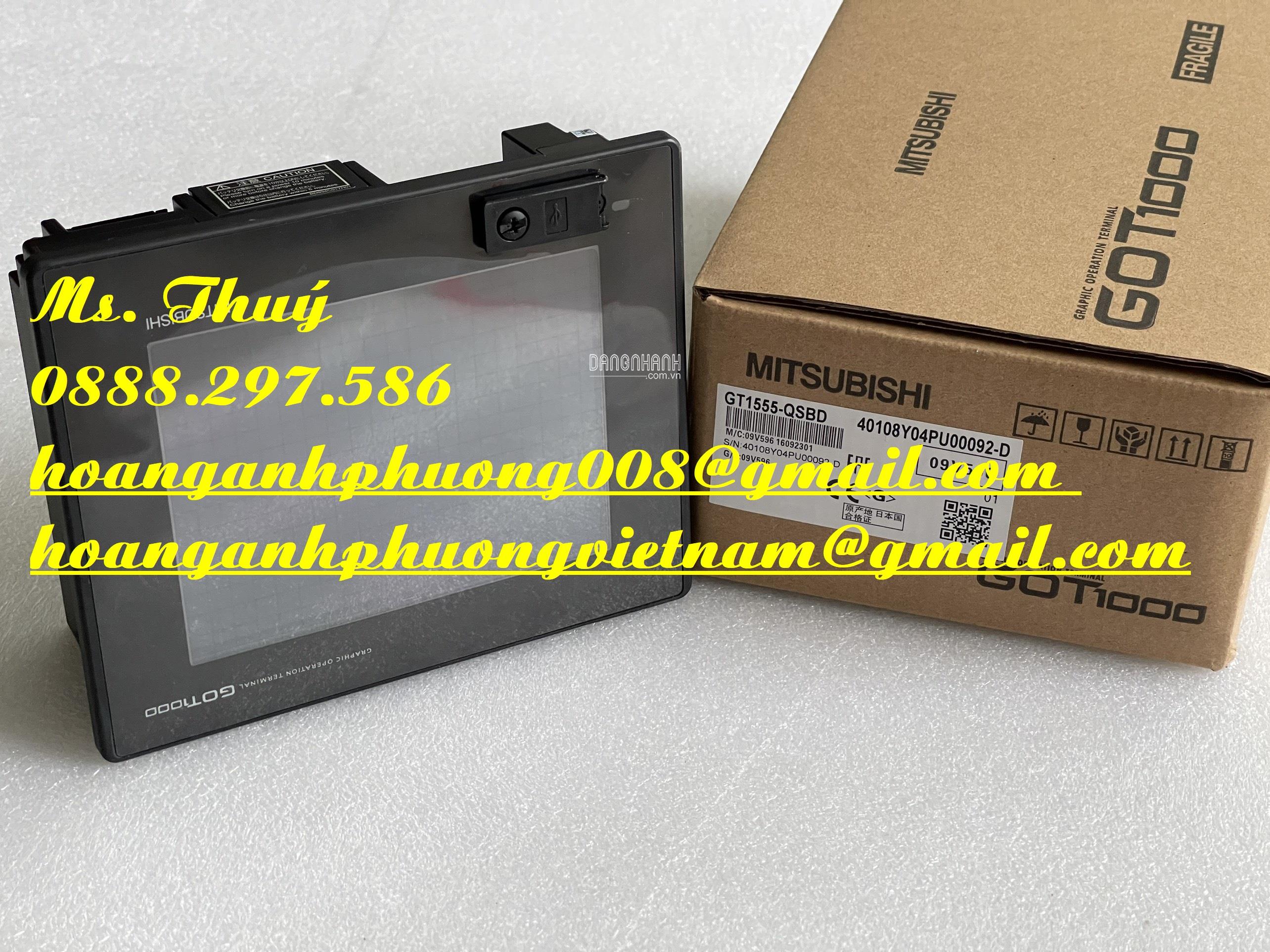 Màn hình công ngiệp Mitsubishi GT1555-QSBD - Hàng Nhật, giá tốt