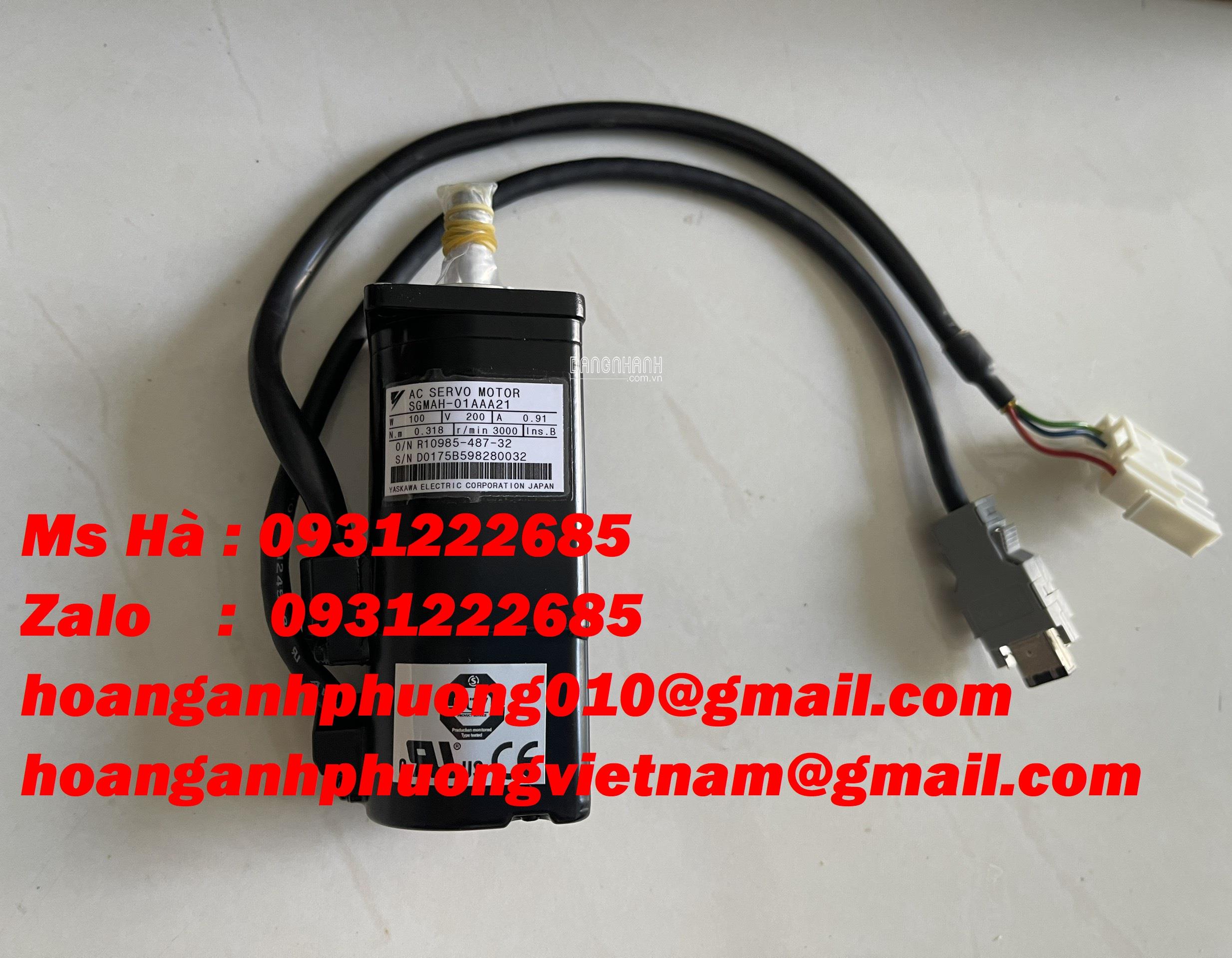 Động cơ mới 100% SGMAH-01AAA21 yaskawa - bh 12 tháng 