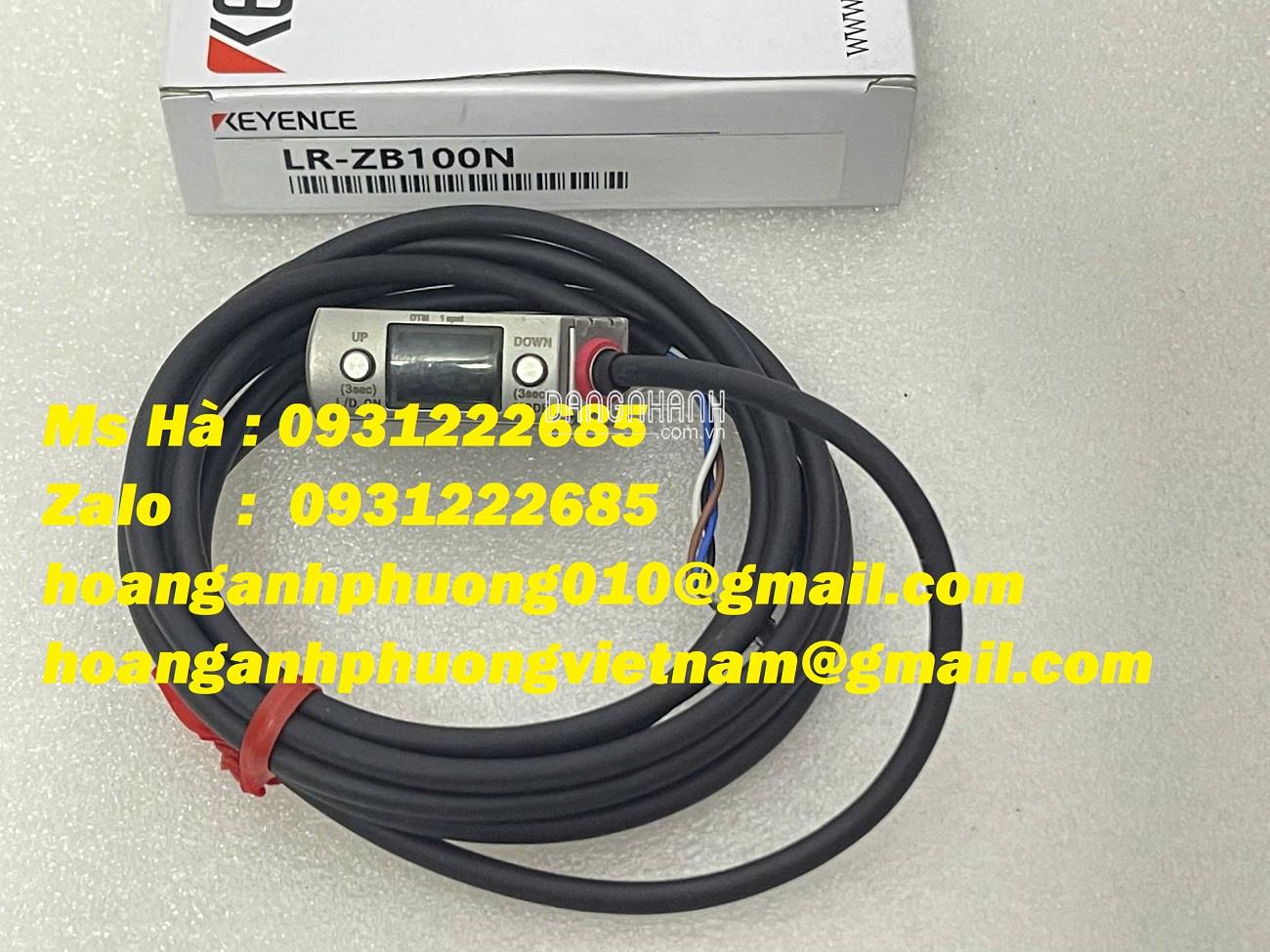 Sensor đo khoảng cách dòng keyence LR-ZB100N hàng mới 