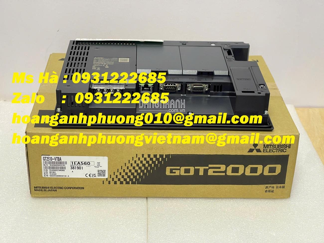 Nhập khẩu - HMI mitsubishi GT2510-VTBA - giải pháp tự động hóa 