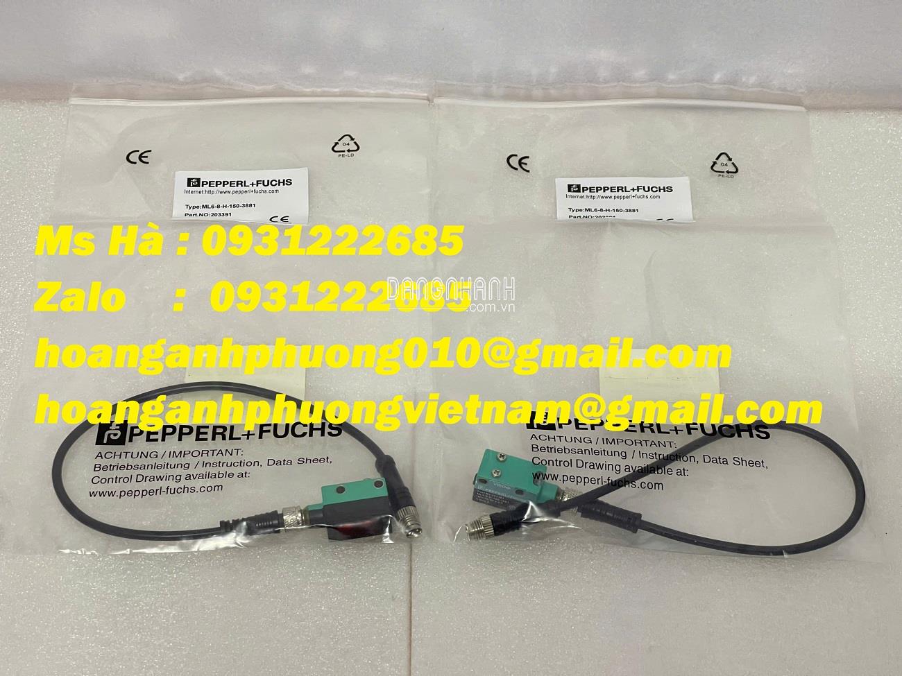 ML6-8-H-150-3881 | Cảm biến quang Pepperl+Fuchs giá siêu ưu đãi 