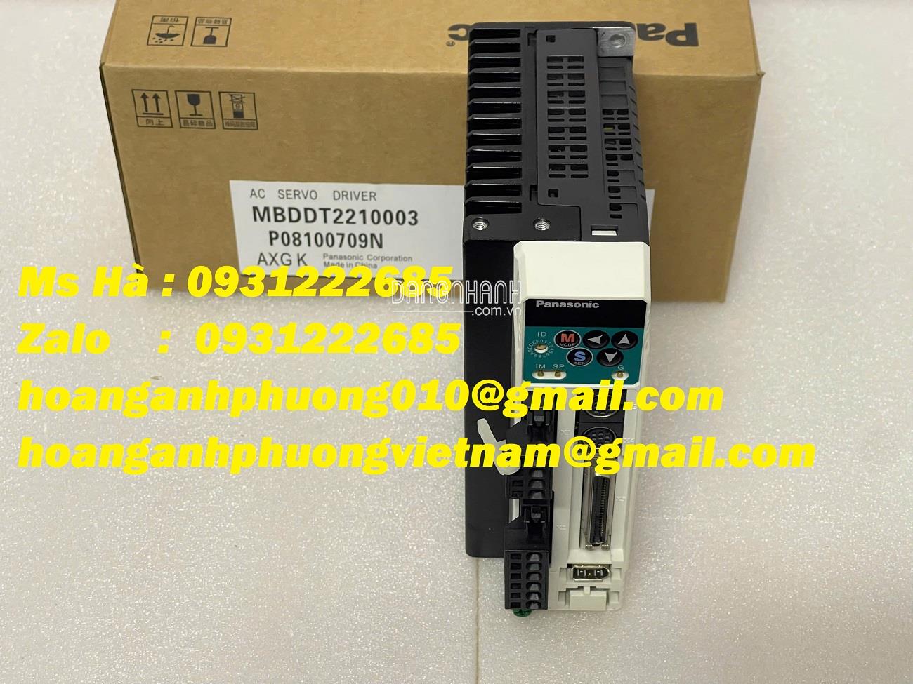 Dòng điều khiển giá tốt MBDDT2210003 panasonic minas A4 