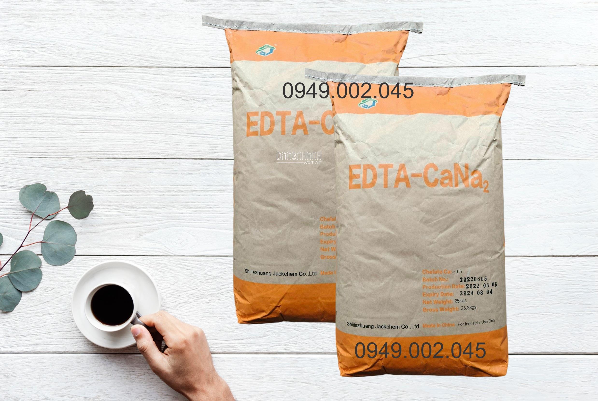 EDTA - CaNa2 - Khoáng canxi hữu cơ giúp tôm nhanh cứng vỏ