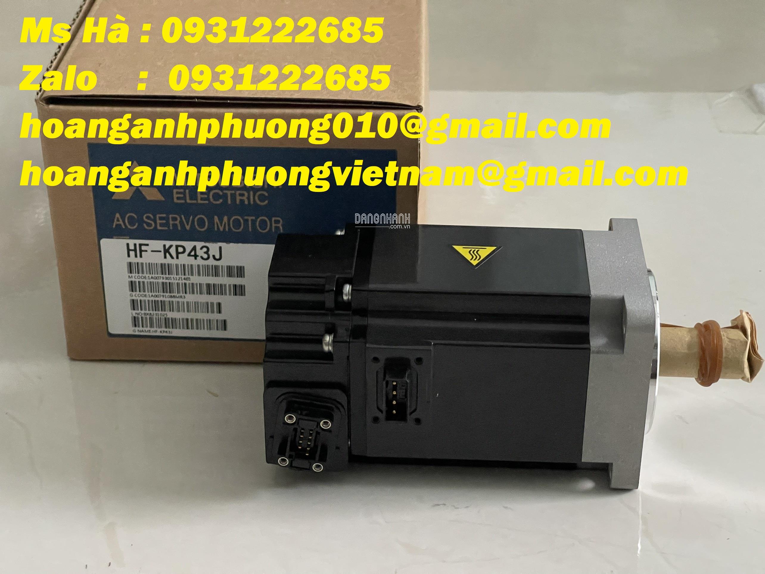 Bộ motor điều khiển vị trí, tốc độ HF-KP43J mitsubishi 400W
