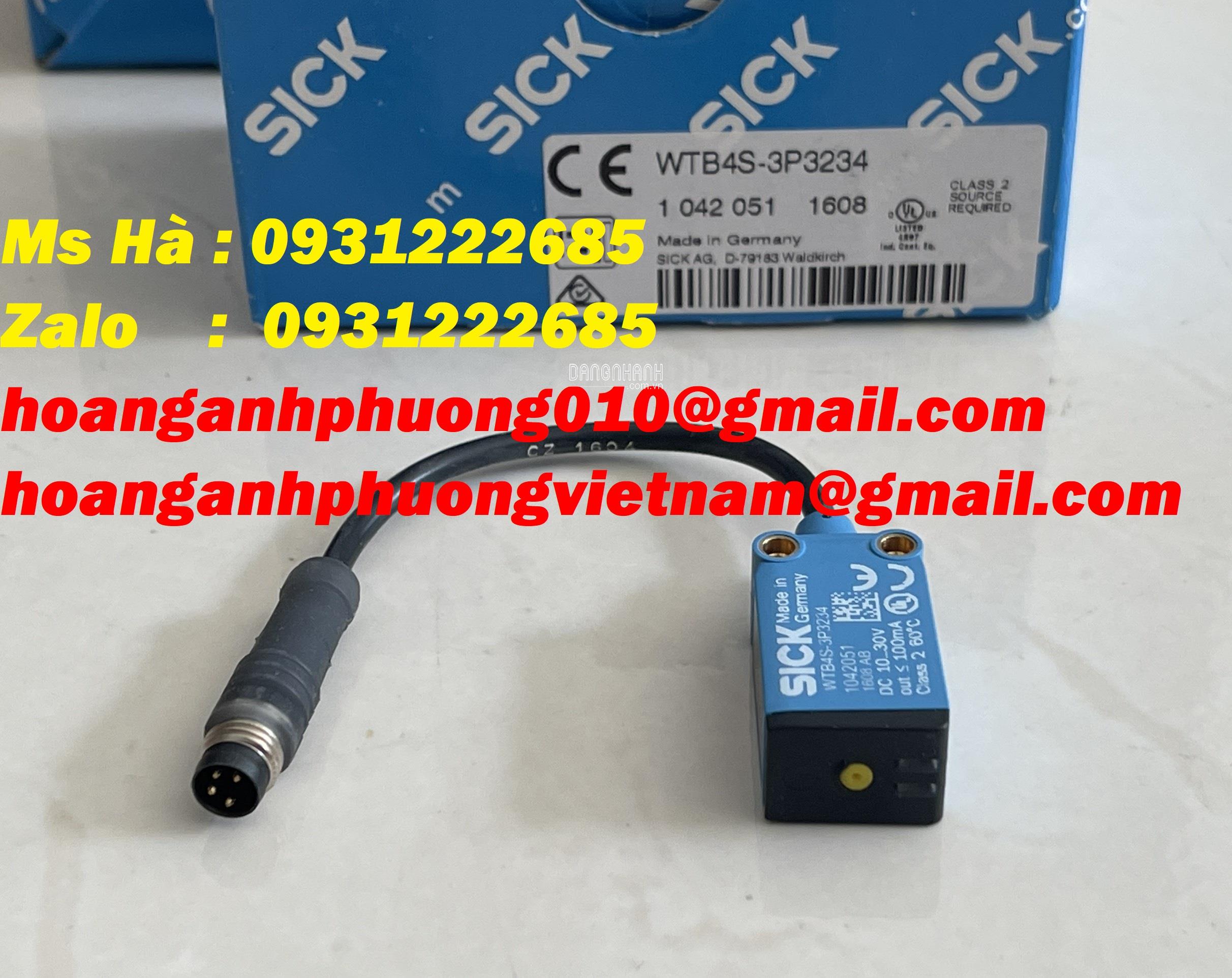 NCC uy tín dòng cảm biến sick WTB4S-3P3234 10-30VDC