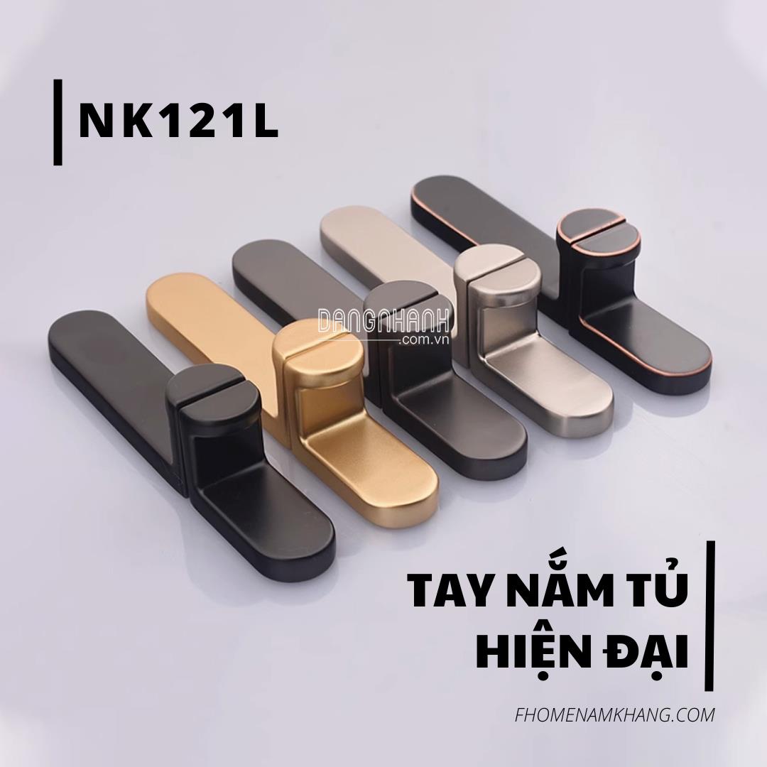 Tay nắm tủ hiện đại NK121L | Zalo 0901 196 224