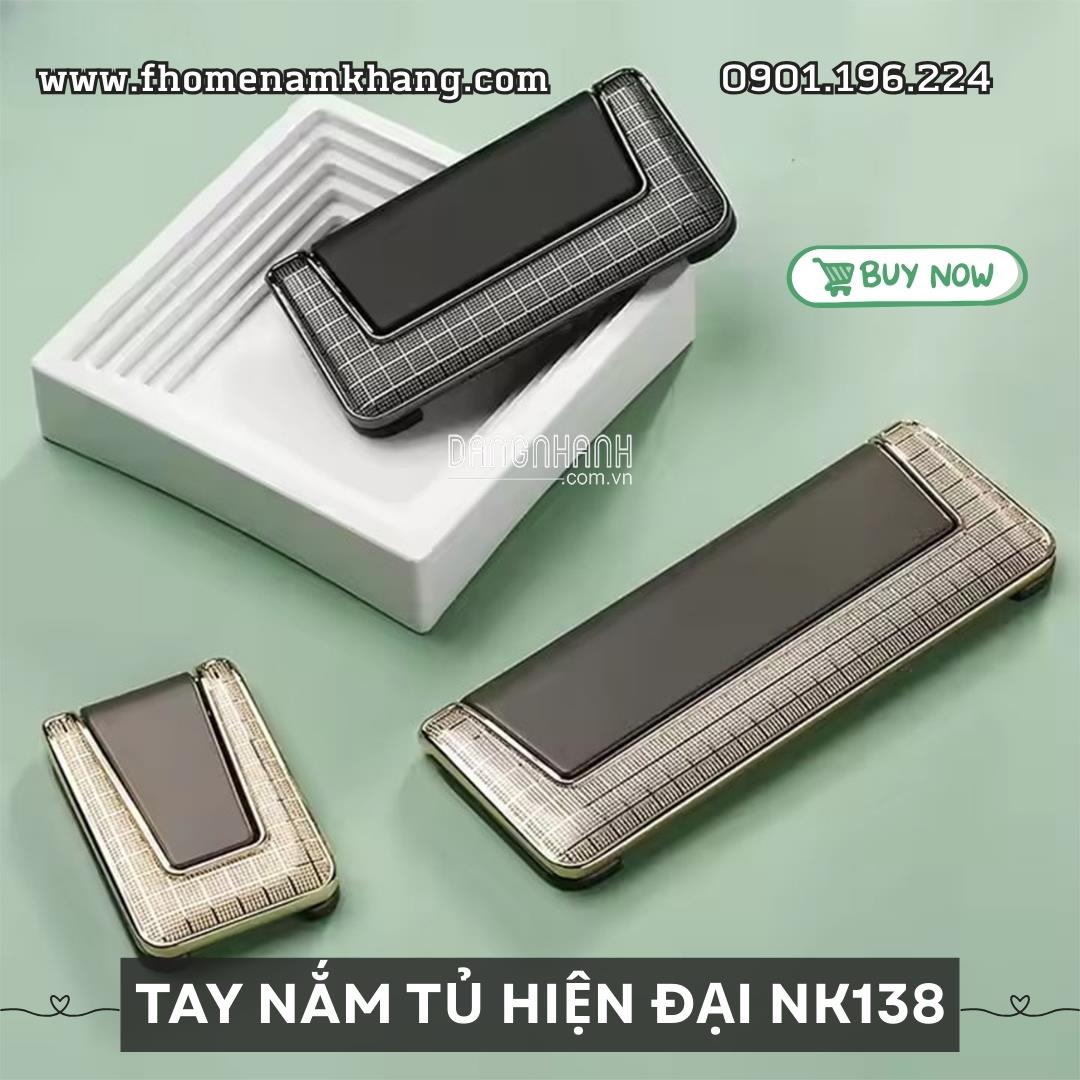 Tay nắm tủ hiện đại NK138 | Zalo 0901 196 224