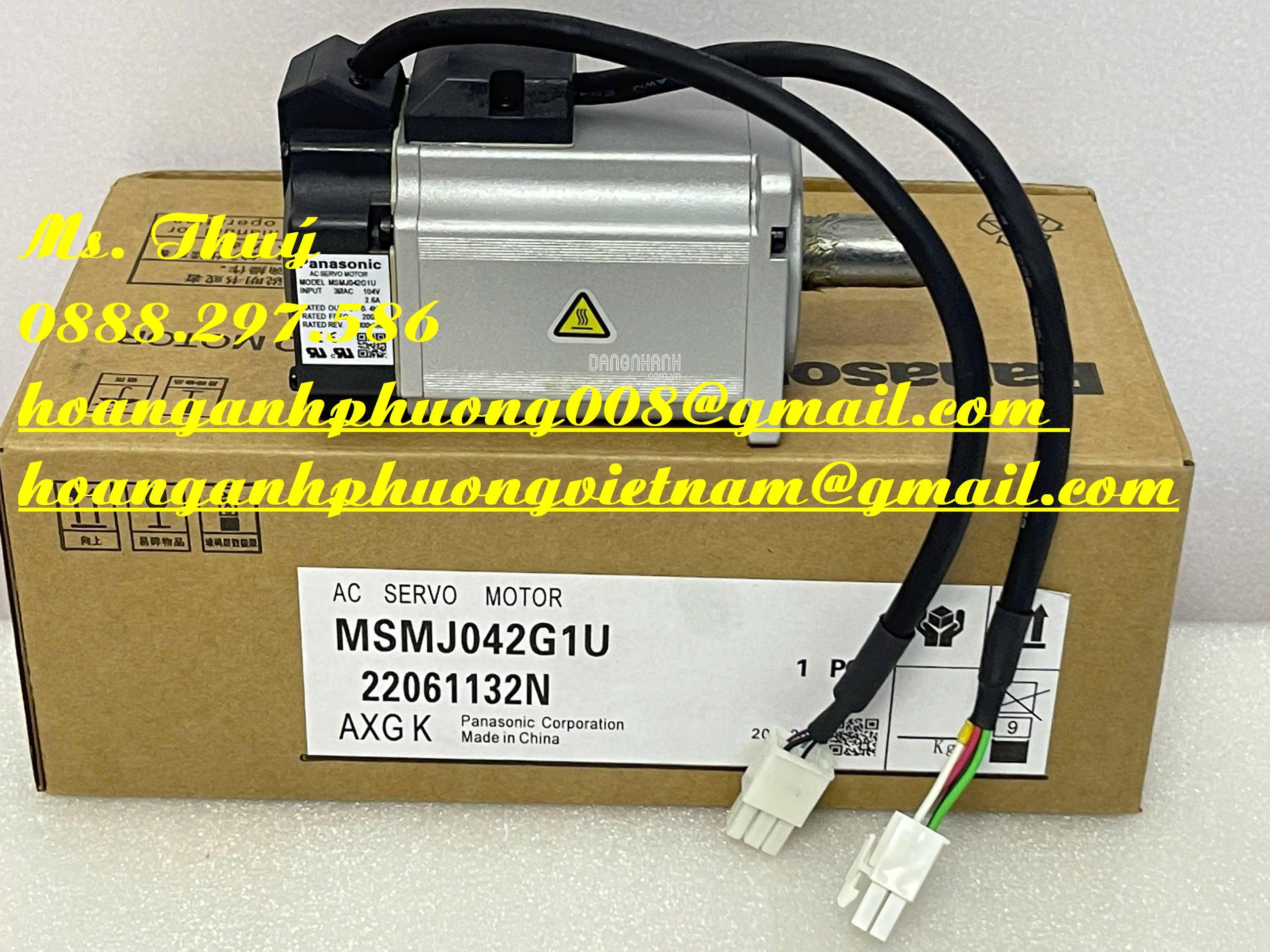Hàng Nhật - Động cơ Panasonic MSMJ042G1U - Công suất 400W