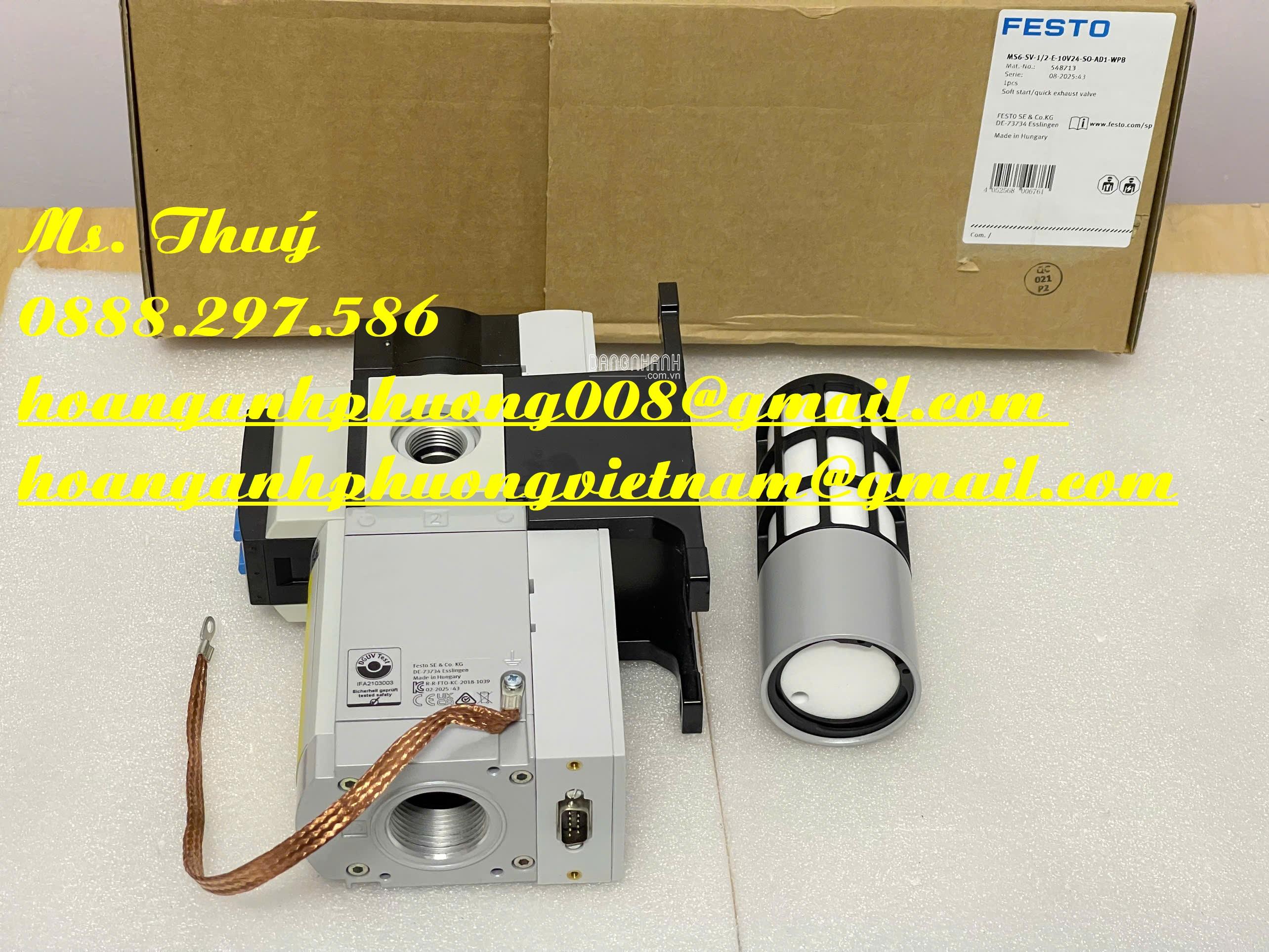 Van Festo cap cấp - MS6-SV-1/2-E-10V24-SO-AD1-MP1 