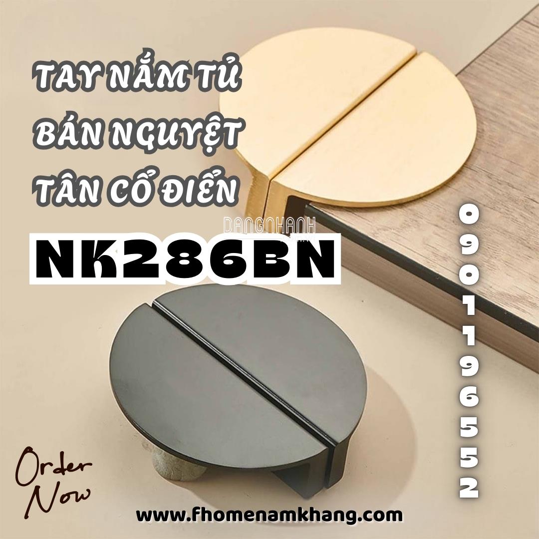 Tay nắm tủ tân cổ điển NK286BN | Zalo 0901 196 224