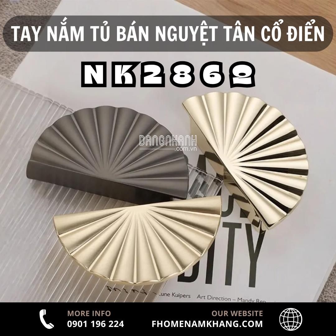 Tay nắm tủ tân cổ điển NK286Q | Zalo 0901 196 224