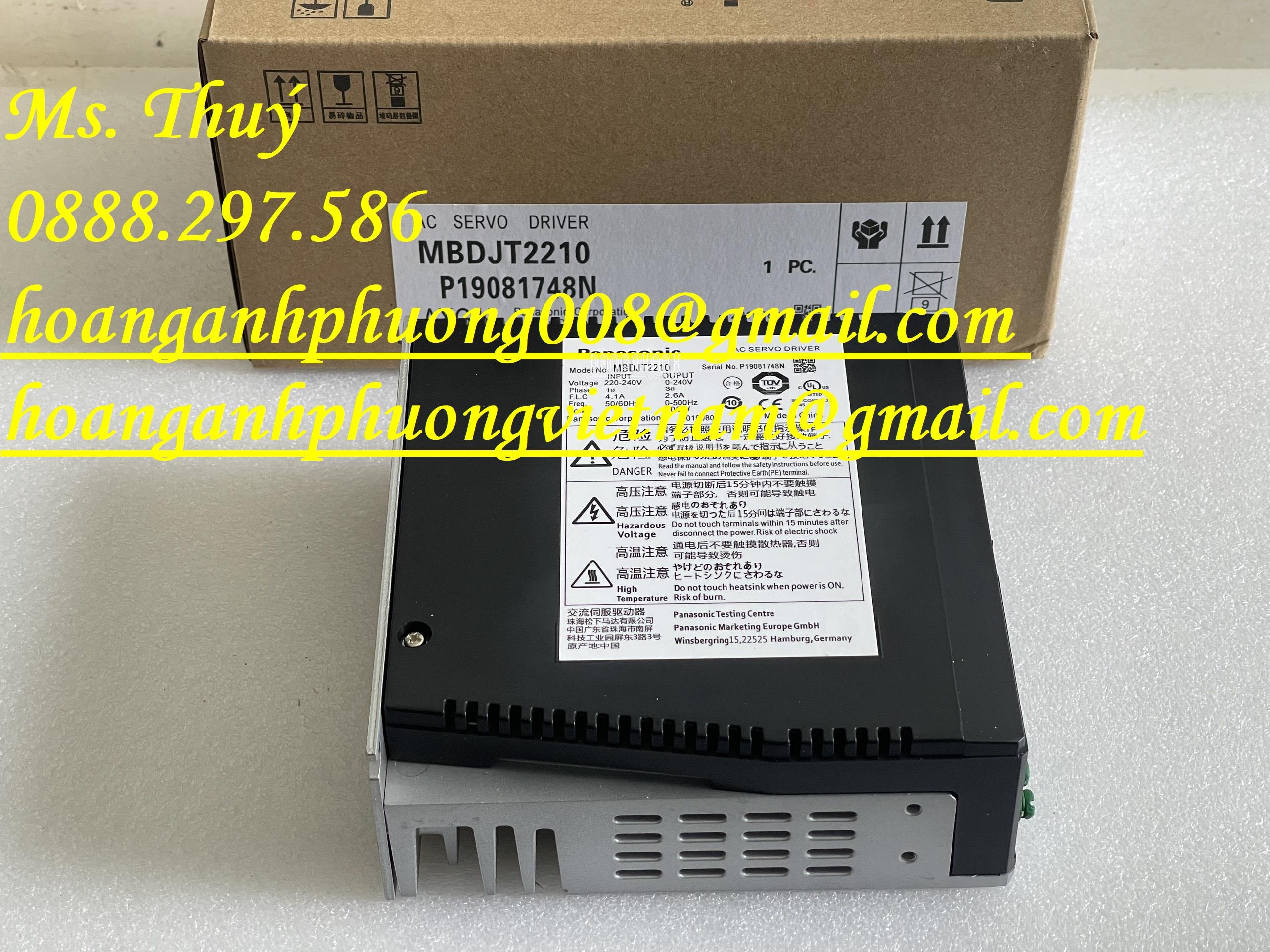 New Servo Driver MBDJT2210 - Hàng chuẩn nhập khẩu mới 100%