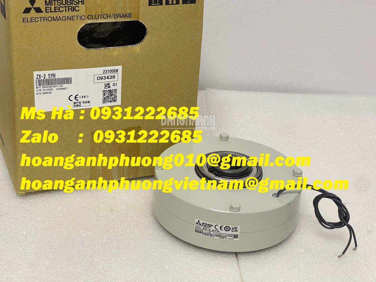 Thắng từ công nghiệp hiệu suất cao ZX-2.5YH, ZA‑0.6YH, mitsubishi 