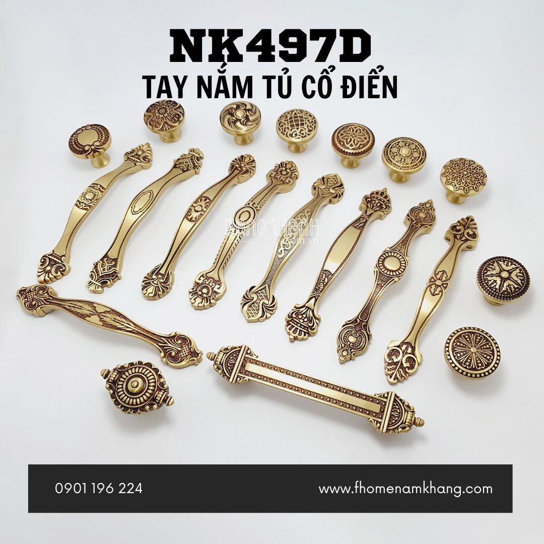 Tay nắm tủ cổ điển NK497D | Zalo 0901 196 224