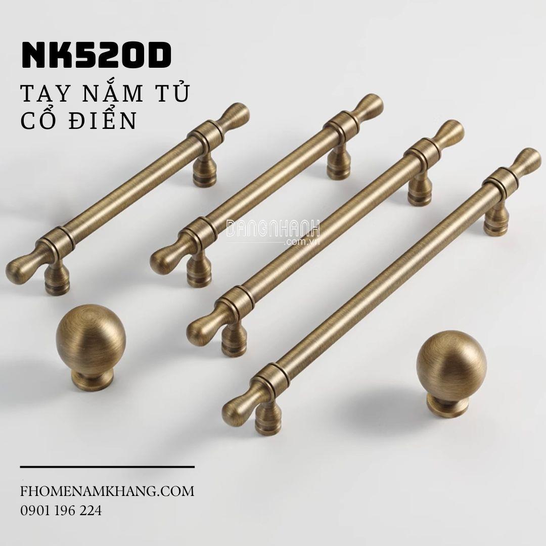 Tay nắm tủ cổ điển NK520D | Zalo 0901 196 224