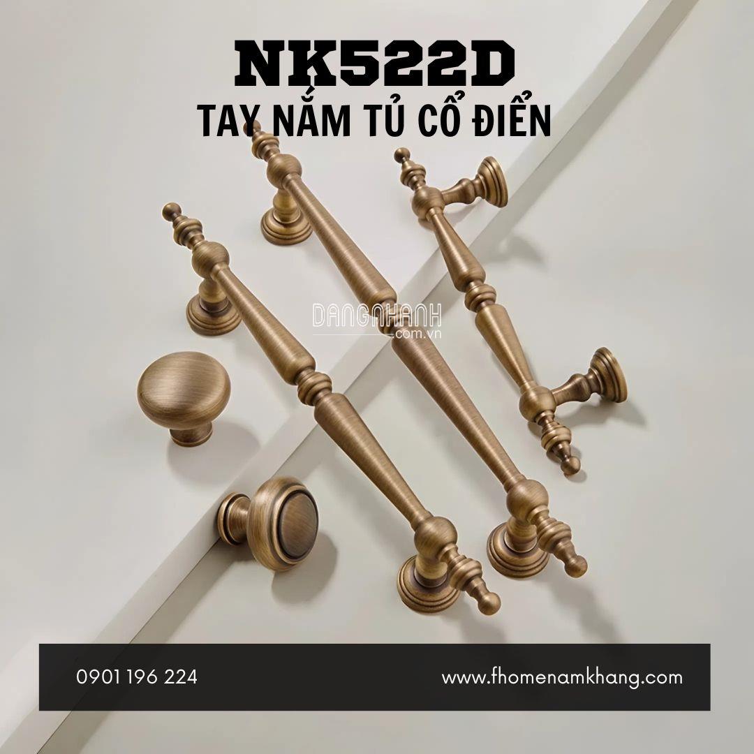 Tay nắm tủ cổ điển NK522D | Zalo 0901 196 224
