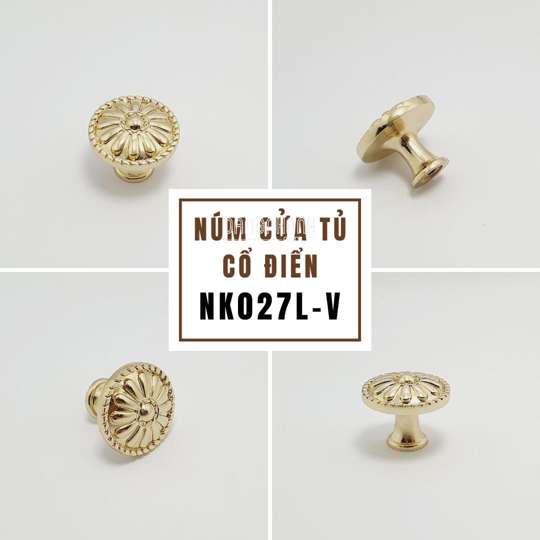 Núm tủ cổ điển NK027L-V | Zalo 0901 196 224