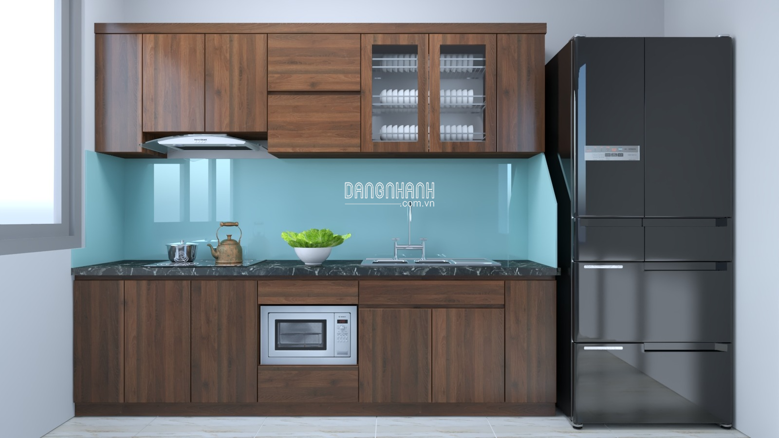 Báo Giá Tủ Bếp Gỗ  Lõi Xanh An Cường Hiện Đại, Ưu Đãi Nhất