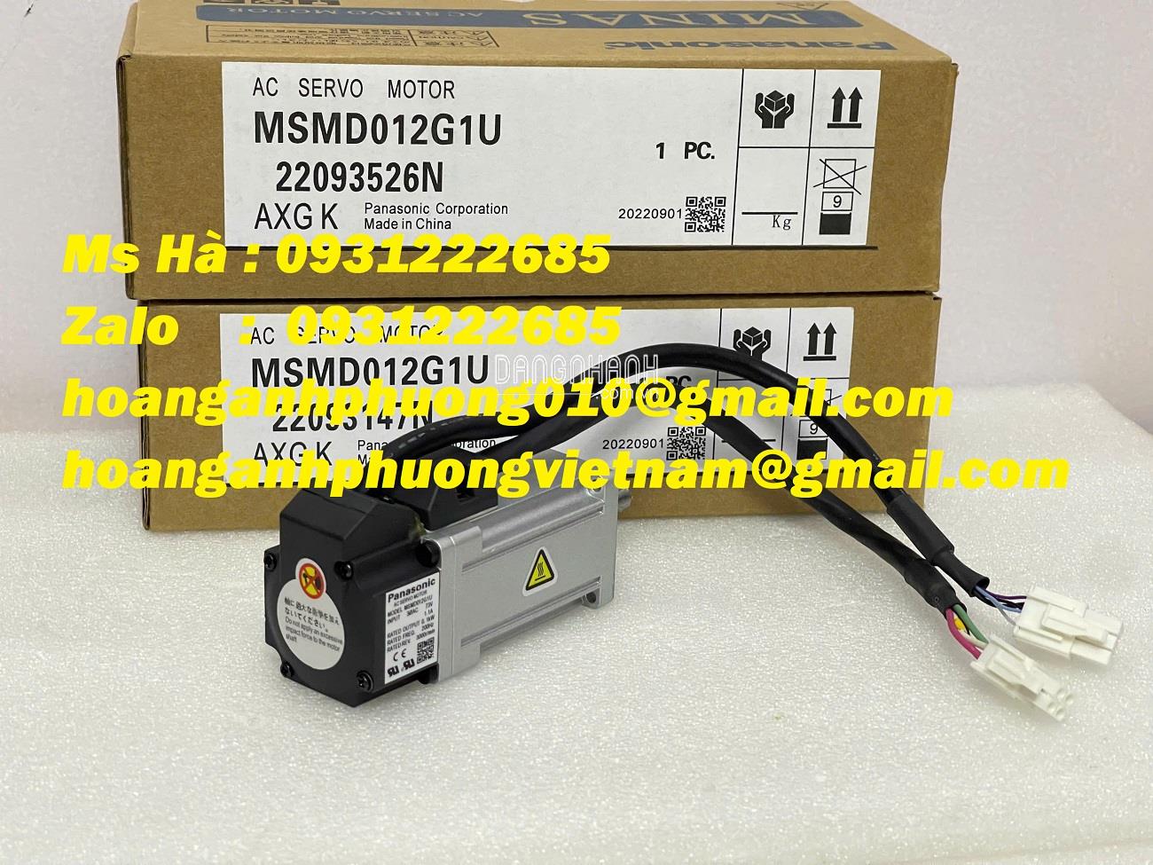 Bán giá tốt Panasonic servo MSMD012G1U - Hoàng Anh Phương - TP HCM 