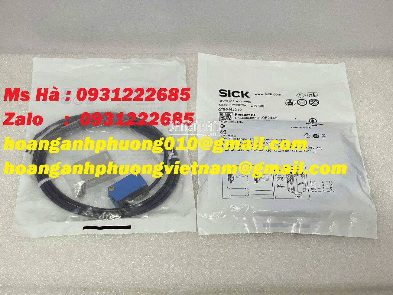 Nhận báo giá tốt dòng cảm biến quang điện GTB6-N1212 Sick 
