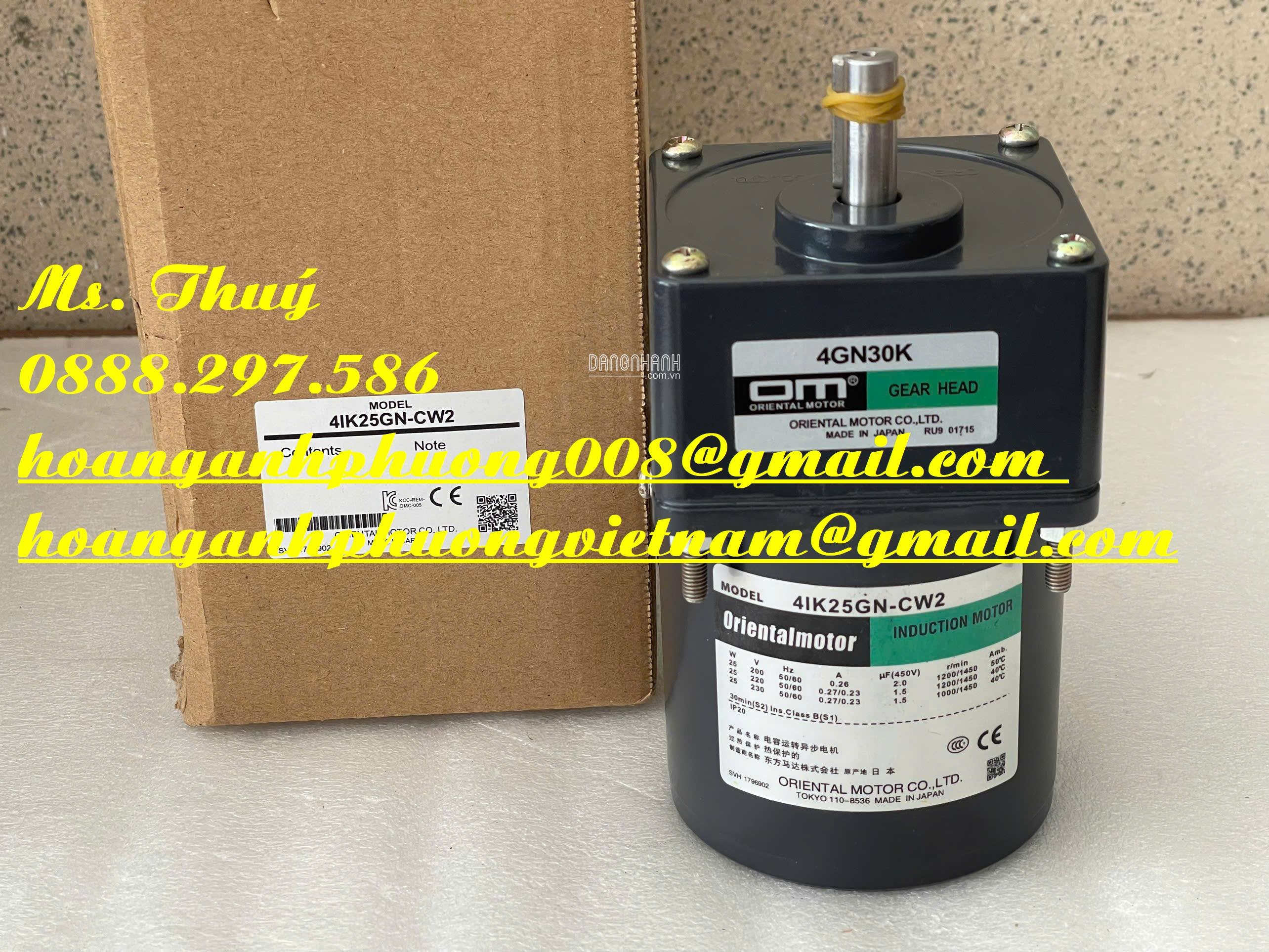 Bộ động cơ Oriental 4IK25GN-CW2 + 4GN30K