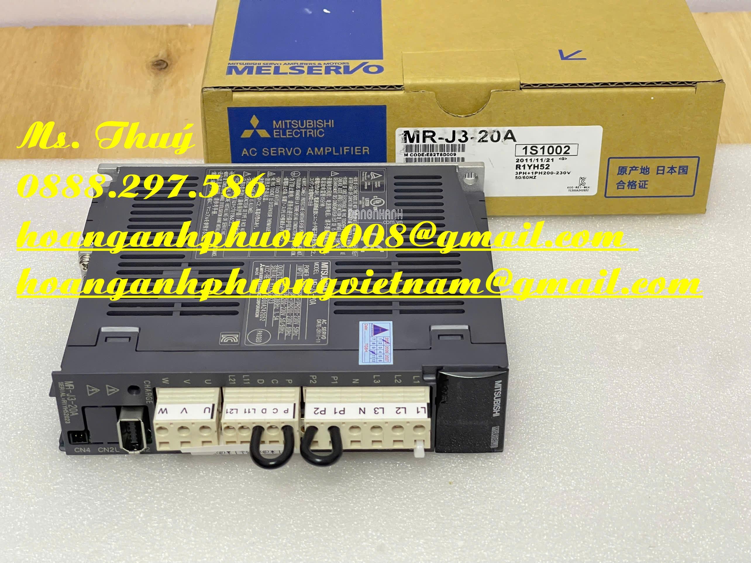 Bộ điều khiển Mitsubishi MR-J3-20A - Made in Japan 