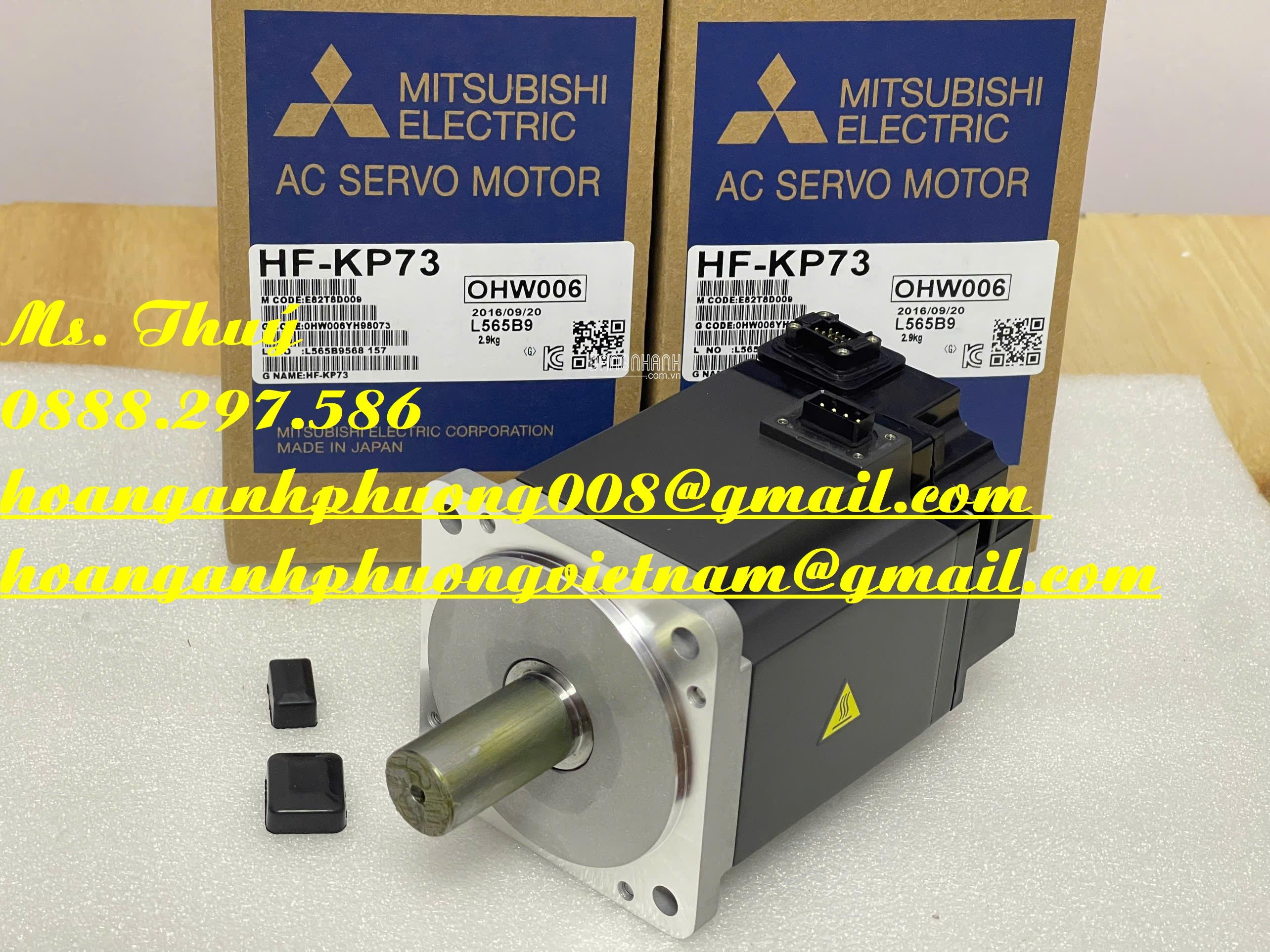 AC servo motor HF-KP73 - Mitsubishi nhập mới Japan