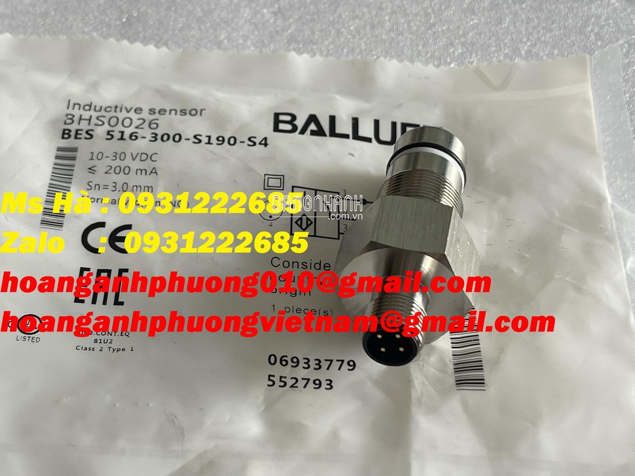 Balluff - Cảm biến BES 516-300-S190-S4 nơi bán uy tín - liên hệ ngay