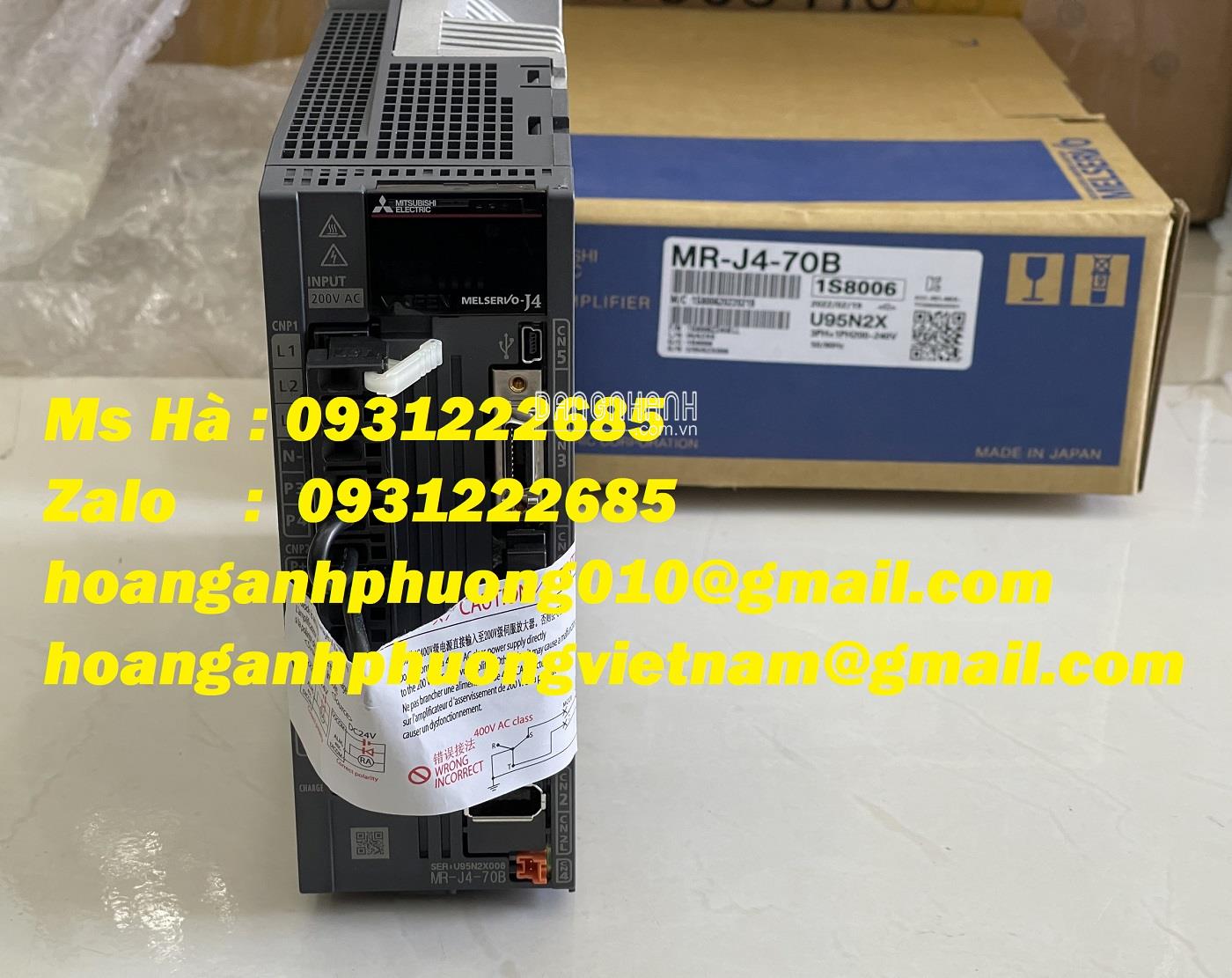 Bán giá tốt - Bộ điều khiển động cơ mitsubishi MR-J4-70B  