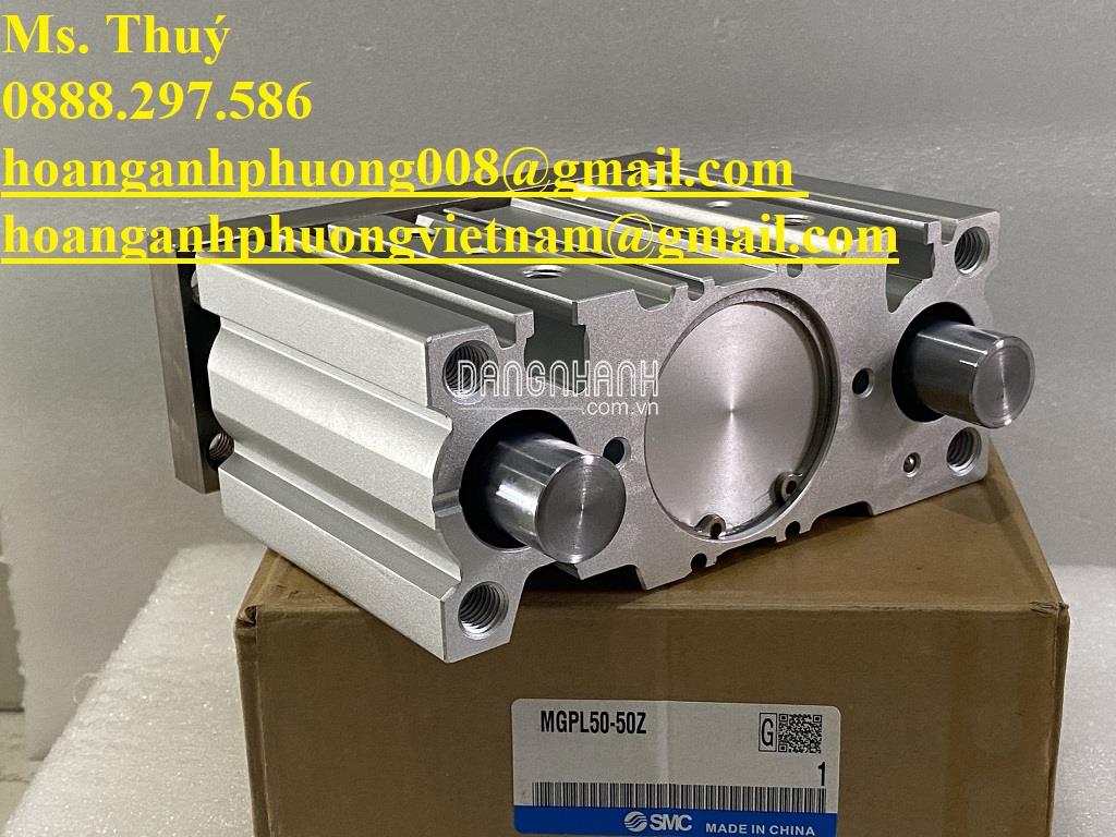 Xi lanh SMC MGPL50-50Z - Chuyên vật tư thiết bị giá tốt tại Bình Dương