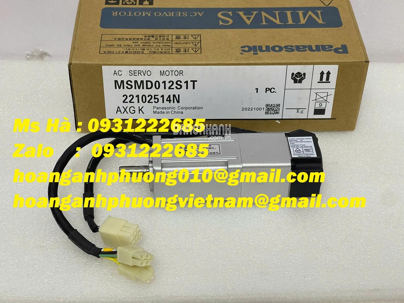 Bộ servo 100W Panasonic MSMD012S1T - hỗ trợ tư vấn - liên hệ 
