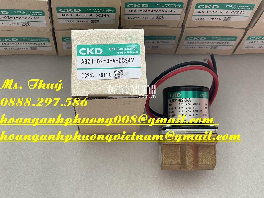 Van điện từ CKD B21-02-3-A DC24V - Giao hàng toàn quốc