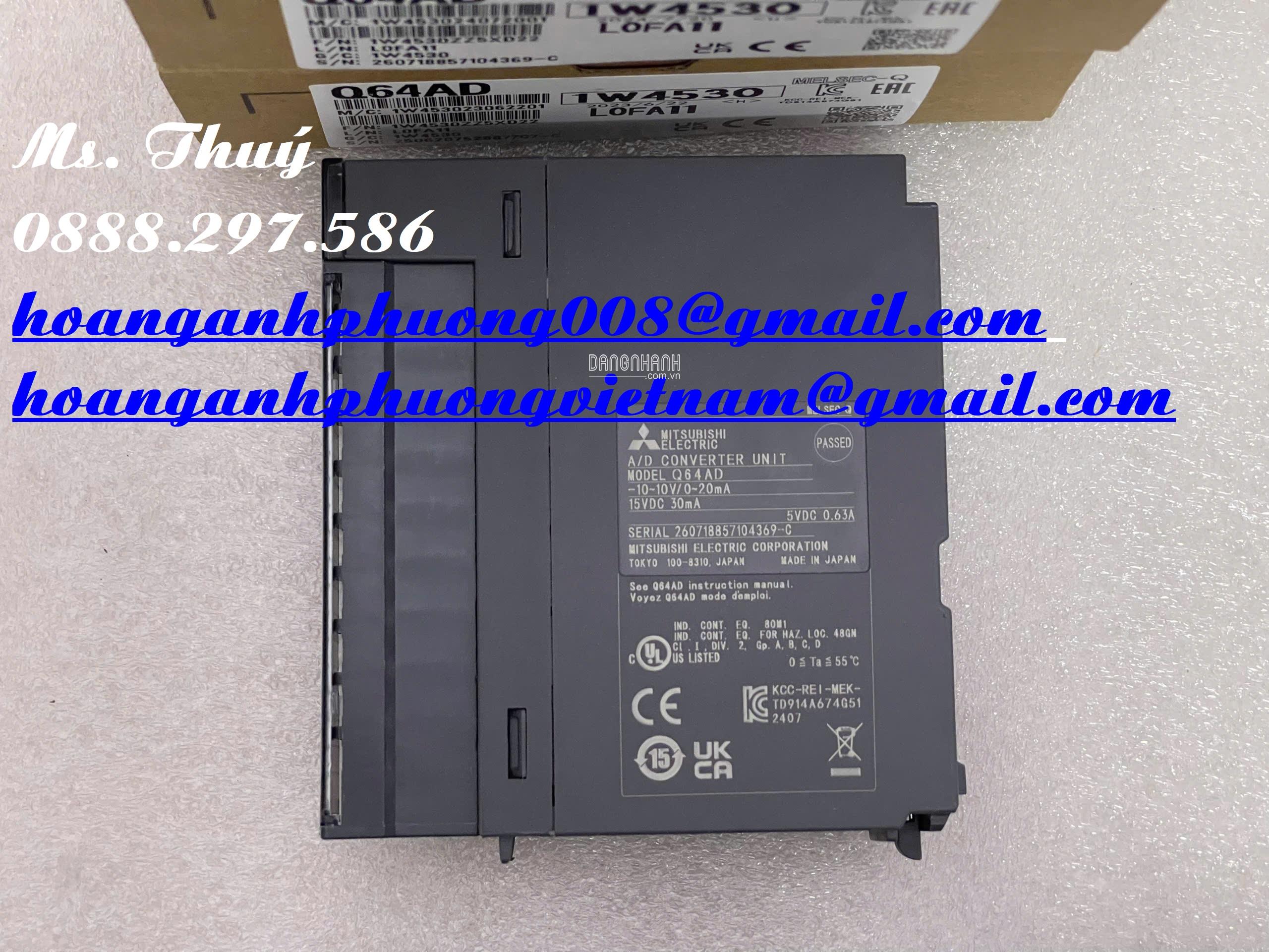 Module dòng Q Series Q64AD - Hàng chuẩn Mitsubishi
