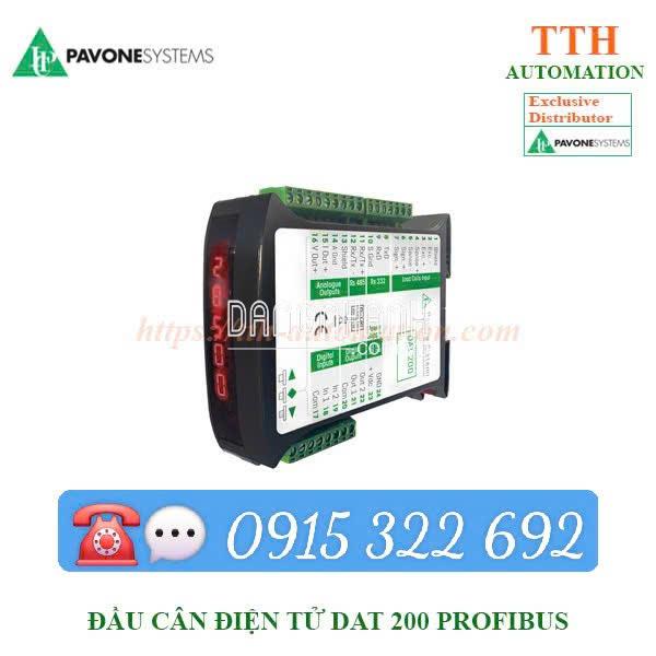 Đầu cân điện tử DAT200 Profibus