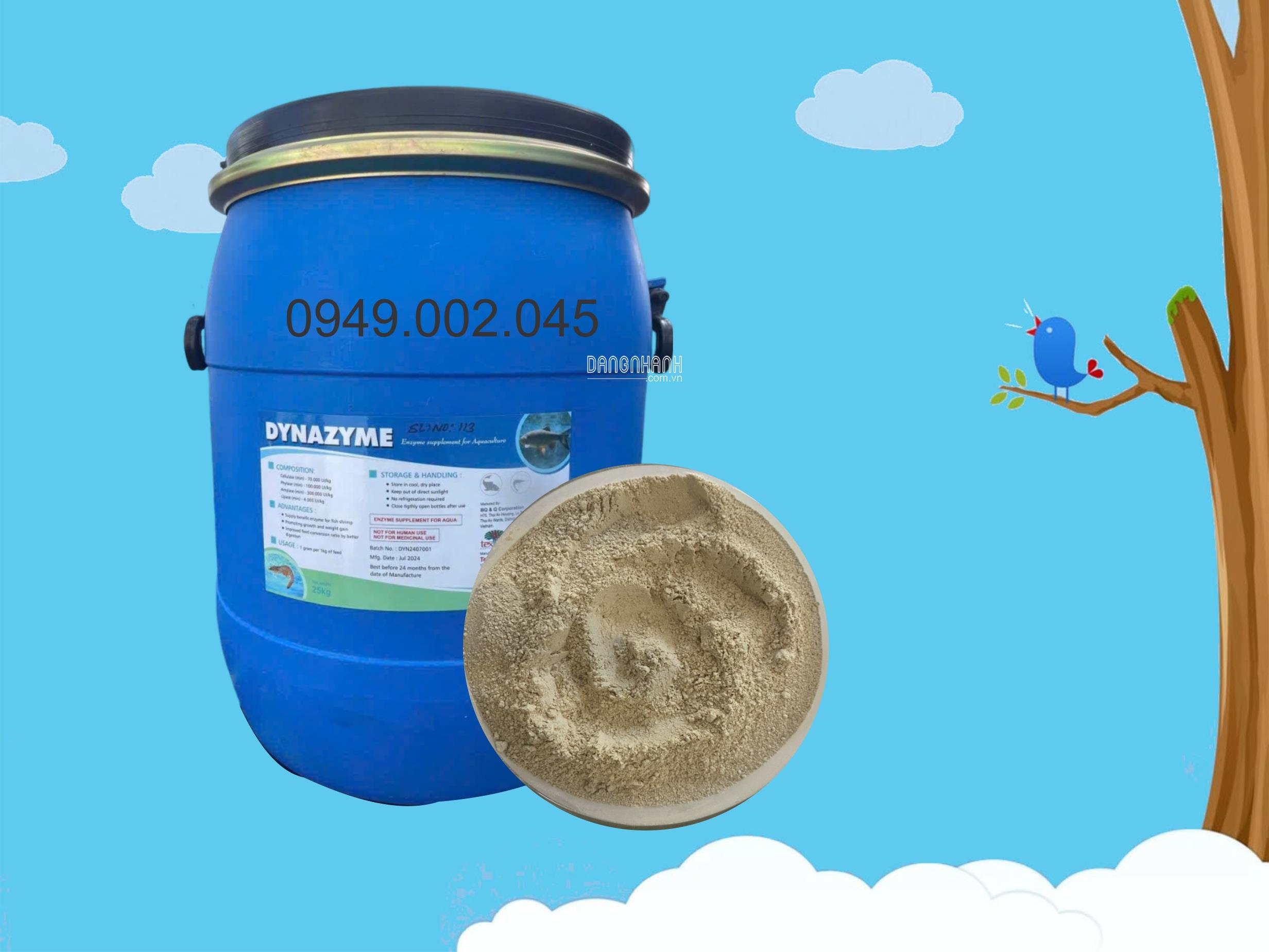 Dynazyme - Enzyme tăng trọng, hỗ trợ tiêu hóa tôm cá