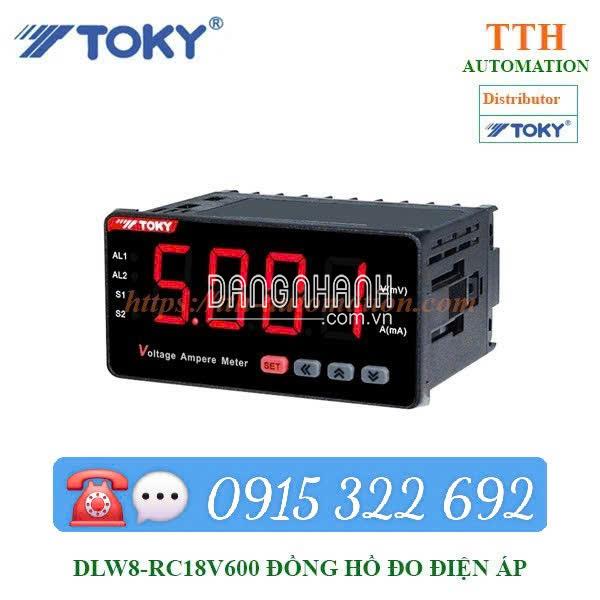 đồng hồ đo điện áp DLW8-RC18V600