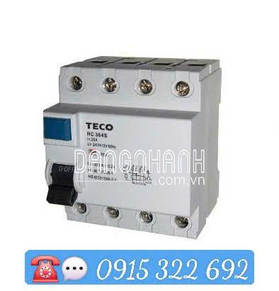 RCCB chống giật Teco 3PHA+1N 63A FARC-364-4063