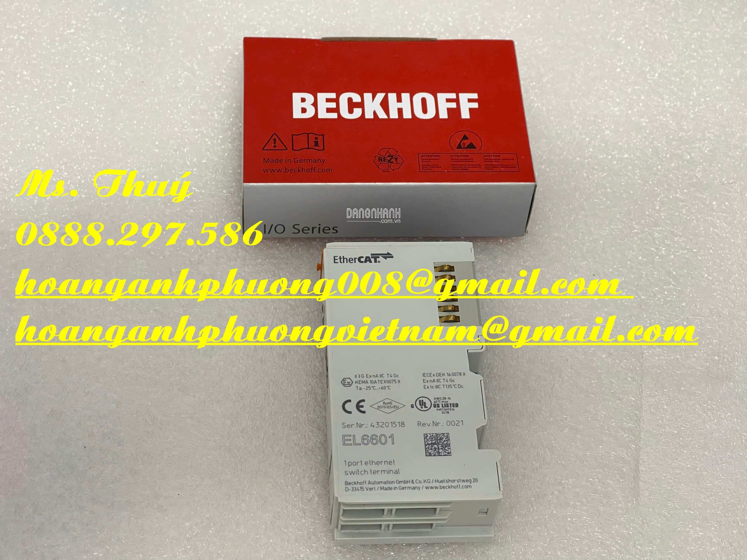 Hàng nhập từ Đức - Mô đun Beckhoff EL6601 - Hoàng Anh Phương