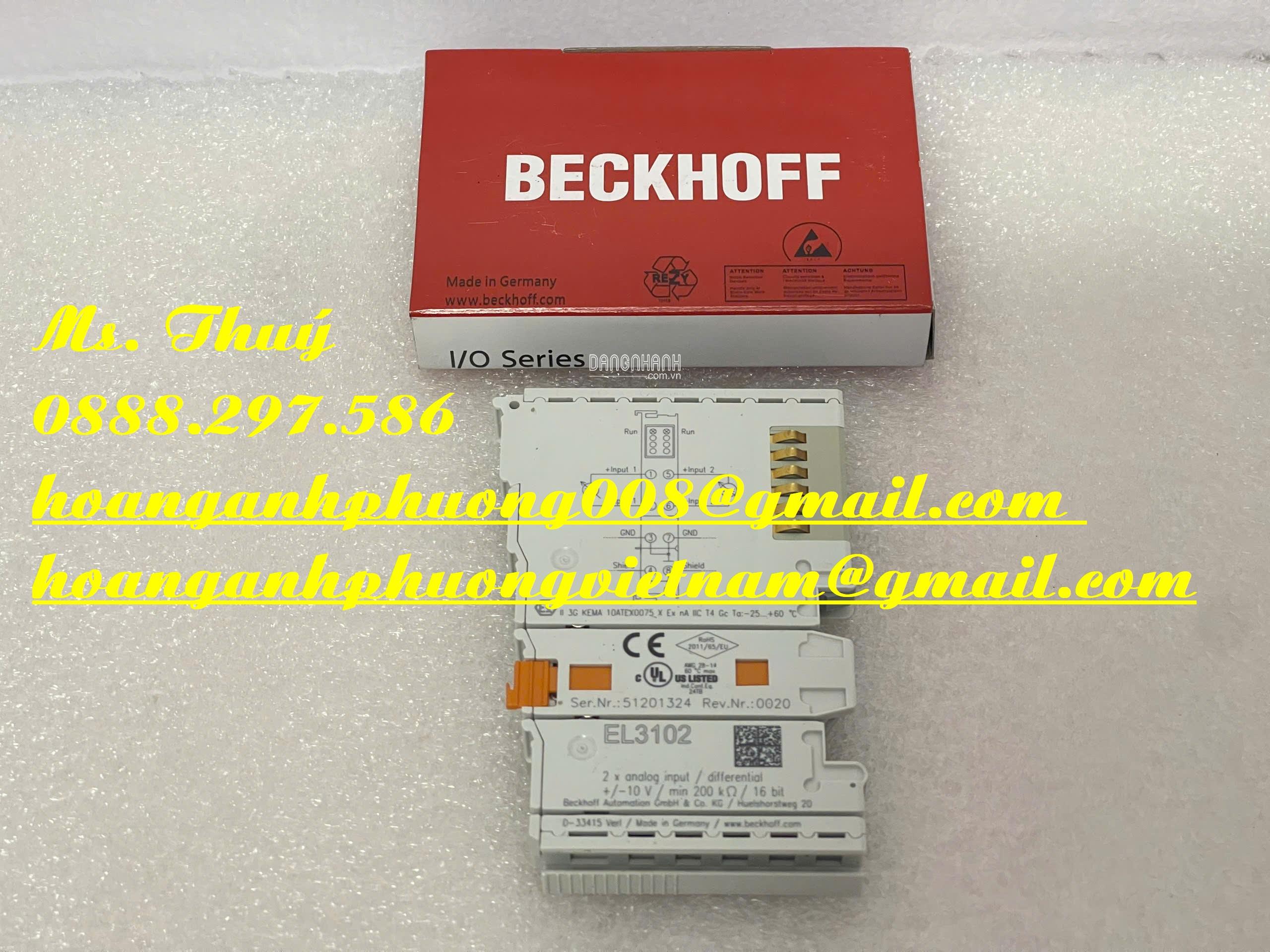 Mô đun Beckhoff EL3102 - hàng nhập khẩu - Giá ưu đãi