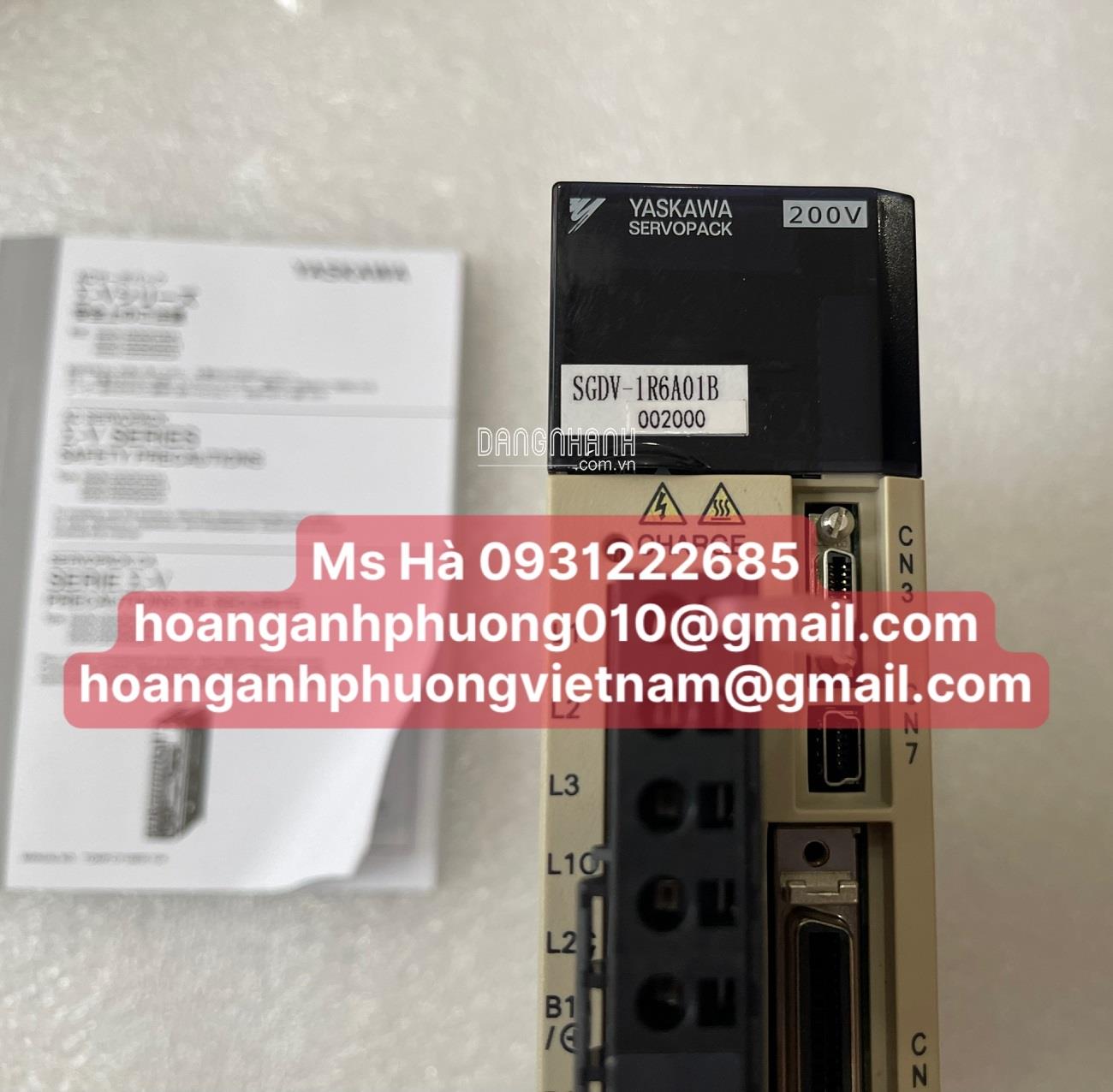 Yaskawa - servo điều khiển SGDV-1R6A01B002000 hàng mới 100%