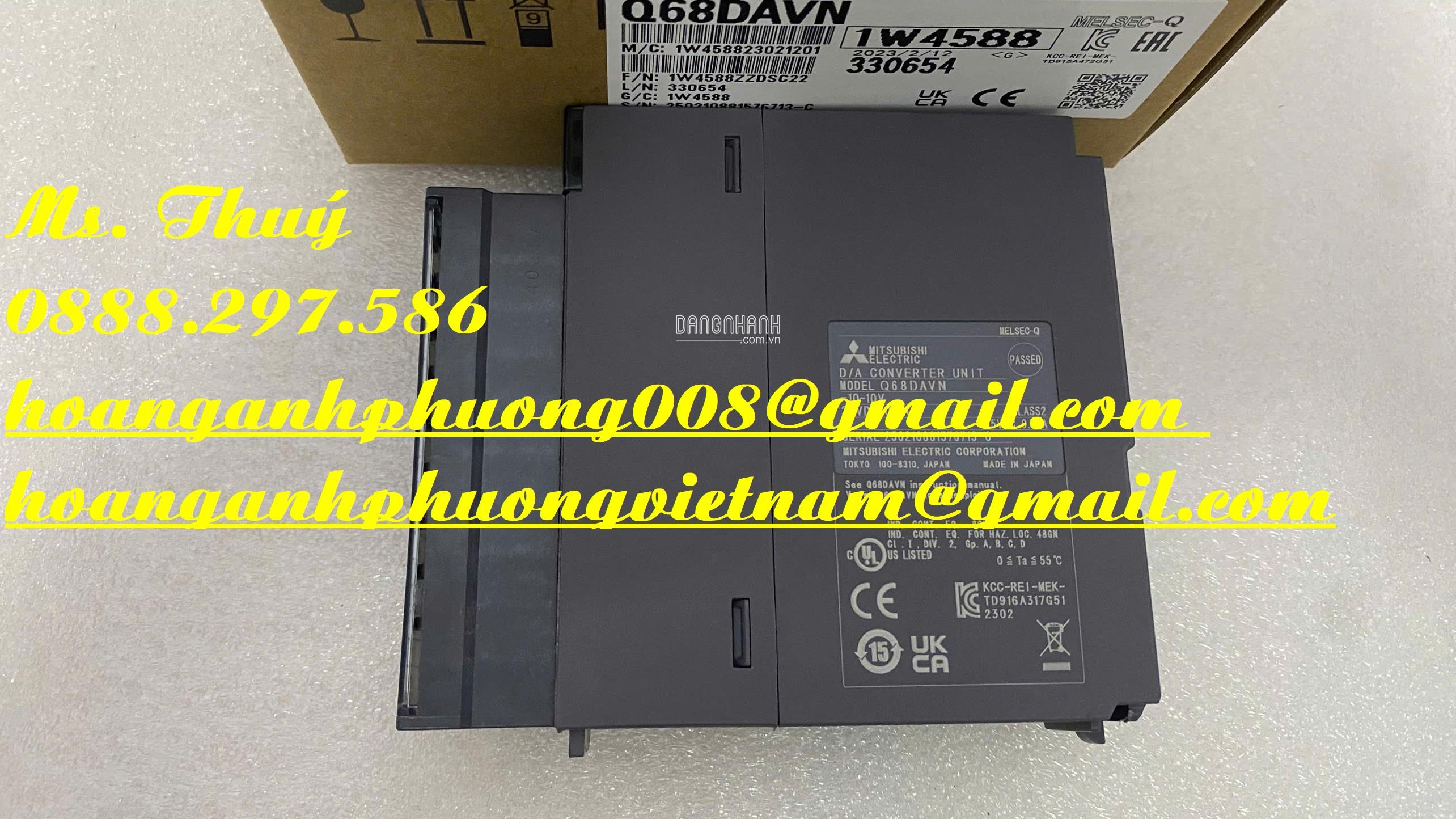 Module dòng Q - Mitsubishi Q68DAVN - Hàng chuẩn nhập khẩu