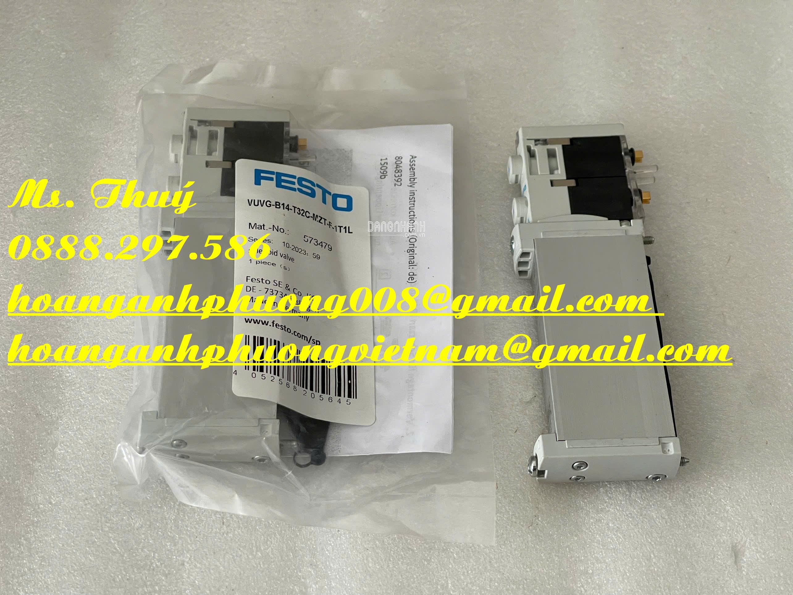 Van điện từ nhập mới - Festo VUVG-B14-T32C-MZT-F-1LT1