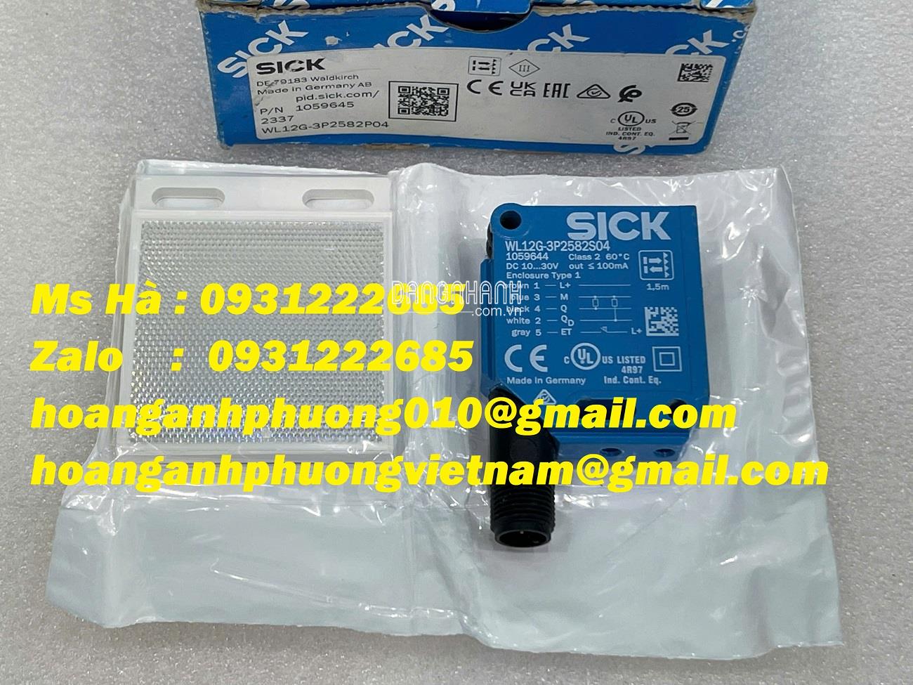 Cảm biến phát hiện vật thể chính xác - Sick WL12G-3P2582P04 