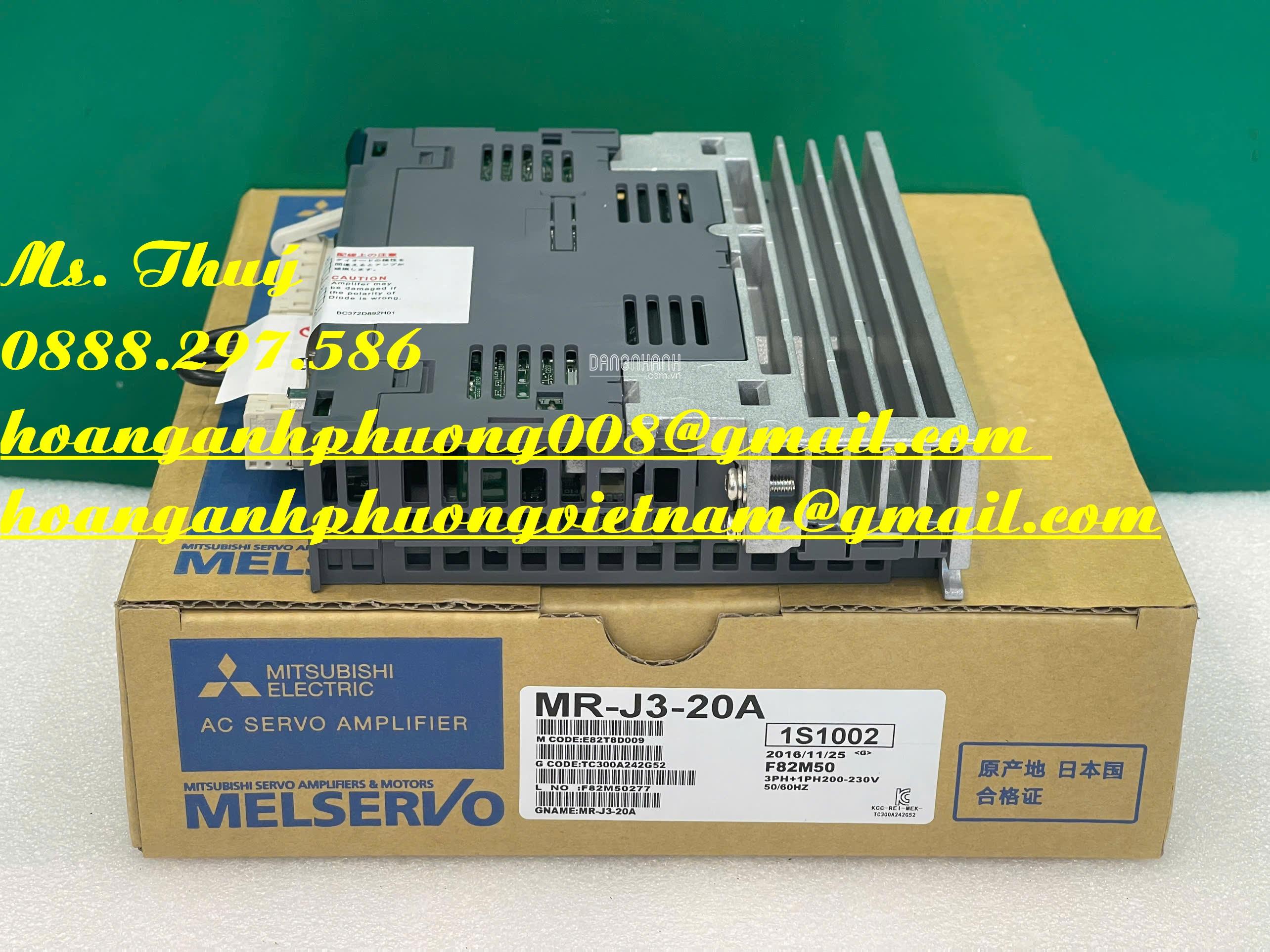 Made in Japan - Bộ điều khiển MR-J2S-20A - Mới 100%