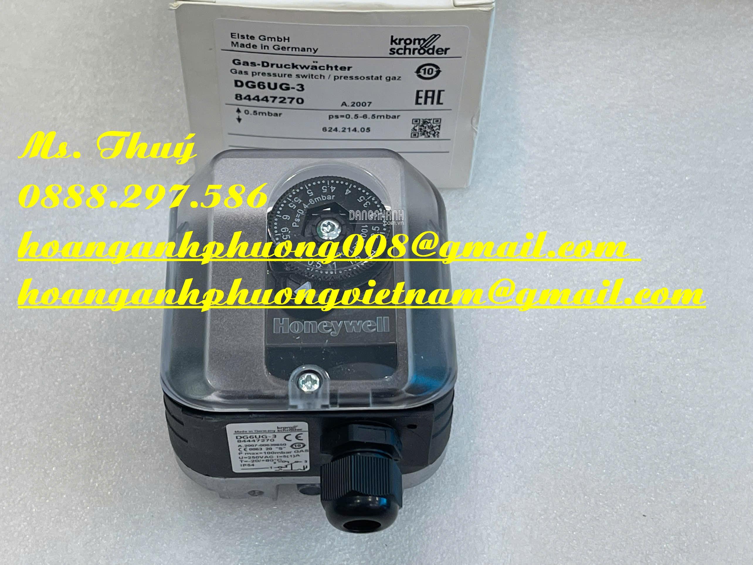 Kromschroder DG6UG-3 – Công tắc giá tốt - Mới 100%